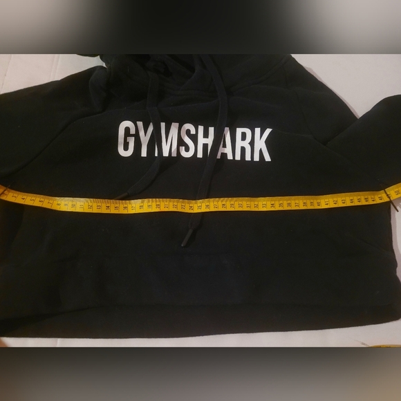 Gymshark Sport Black Cropped Hoodie - Picture 9 of 9